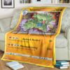 Anime Tyranitar Darkness Ablaze Custom Pokemon Blanket