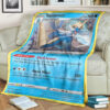 Anime Samurott Vivid Voltage Custom Pokemon Blanket