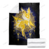 Anime Jolteon Starry Custom Pokemon Blanket