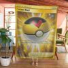 Anime Level Ball Trainer Custom Pokemon Blanket