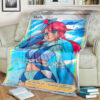 Anime Skyla Shining Fates Trainer Custom Pokemon Blanket