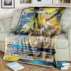 Anime Jolteon-GX Sun & Moon Promos Custom Pokemon Blanket