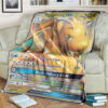 Anime Dragonite GX Custom Pokemon Blanket