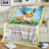 Anime Eevee Plasma Freeze Custom Pokemon Blanket