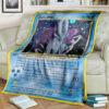 Anime Suicune Holo 1st Edition Custom Pokemon Blanket