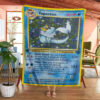 Anime Vaporeon Jungle Custom Pokemon Blanket