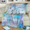 Anime Glaceon Majestic Dawn Custom Pokemon Blanket