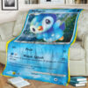 Anime Piplup Diamond & Pearl Promos Custom Pokemon Blanket