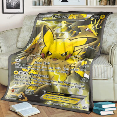 Anime Pikachu-EX XY Promos Custom Pokemon Blanket