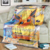 Anime Flareon-EX Generations Custom Pokemon Blanket