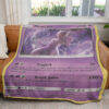 Anime Detective Pikachu Rare Holo Mewtwo Custom Pokemon Blanket