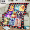 Anime Eevee Evolution Custom Pokemon Blanket