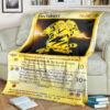 Anime Electabuzz Base Set Custom Pokemon Blanket