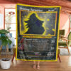 Anime Shining Tyranitar Neo Destiny Custom Pokemon Blanket