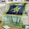 Anime Scyther Holo 1st Edition Custom Pokemon Blanket