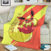 Anime Flareon Custom Pokemon Blanket