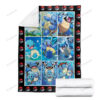 Anime Squirtle Wartortle Blastoise Poke Ball Custom Pokemon Blanket