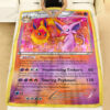 Anime Flareon and Espeon Duo Card Custom Pokemon Blanket