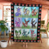 Anime Pixel Eevee Custom Pokemon Blanket