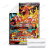 Anime Charizard Family Mega Shadow VMAX Custom Pokemon Blanket