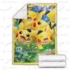 Anime Pikachu Generations Custom Pokemon Blanket