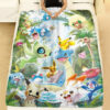 Anime Poke Worlds Custom Pokemon Blanket