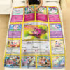 Anime Jigglypuff Cards Version 2 Custom Pokemon Blanket