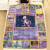 Anime Mewtwo Cards Custom Pokemon Blanket