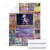 Anime Mewtwo Cards Custom Pokemon Blanket