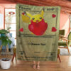 Anime Pikachu I Choose You Gold Card Custom Pokemon Blanket