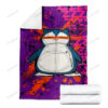 Anime Custom Snorlax Art Pokemon Blanket