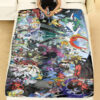 Anime Legendary Custom Pokemon Blanket