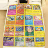 Anime Rare Holo Cards Custom Pokemon Blanket