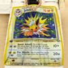 Anime Jolteon Holo 1st Edition Custom Pokemon Blanket