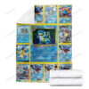 Anime Blastoise Cards Version 2 Custom Pokemon Blanket