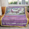 Anime Mewtwo Sun And Moon Custom Pokemon Blanket