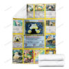 Anime Snorlax Cards Version 2 Custom Pokemon Blanket