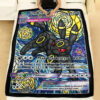 Anime Card Umbreon Van Gogh Hybrid Stain Glass Custom Pokemon Blanket