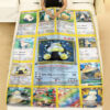 Anime Snorlax Cards Version 2 Custom Pokemon Blanket