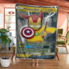 Anime Pikachu The Avenger GX Custom Pokemon Blanket