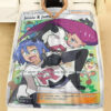 Anime Jessie & James Trainer Custom Pokemon Blanket