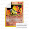 Anime Cyndaquil 1st Edition Leer Custom Pokemon Blanket