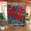 Anime No Way Home Pikachu Tag Team Custom Pokemon Blanket