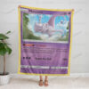 Anime Mewtwo Psychic Custom Pokemon Blanket