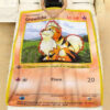 Anime Growlithe 1st Edition Custom Pokemon Blanket