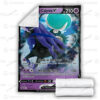 Anime Shadow Rider Calyrex V Custom Pokemon Blanket