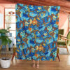 Anime Water Poke Seamless Pattern Custom Pokemon Blanket