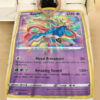 Anime Zacian Vivid Voltage Custom Pokemon Blanket