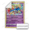 Anime Zacian Vivid Voltage Custom Pokemon Blanket