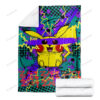 Anime Custom Pikachu Art Pokemon Blanket